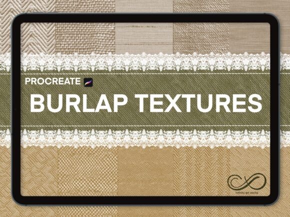 Download Procreate Texture Brushes-Burlap,Lace - Texture brushes Collection