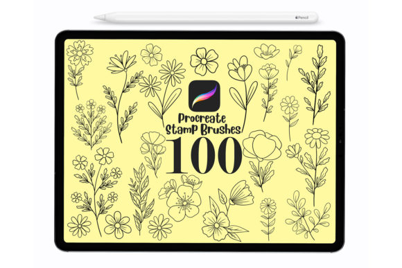 Download 100 Botanical Brushes - Botanical brushes Collection