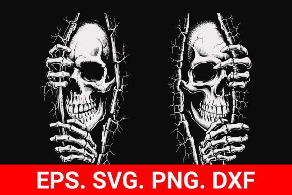 Download Peeking Skull Svg, Haloween Skeleton Svg - Skull svg Collection