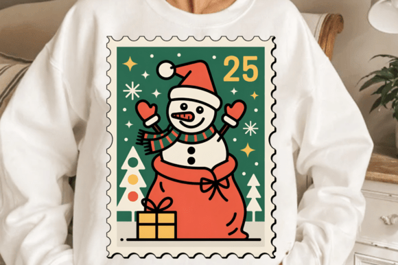 Download Snowman Christmas Stamp Clipart PNG - Snowman Collection